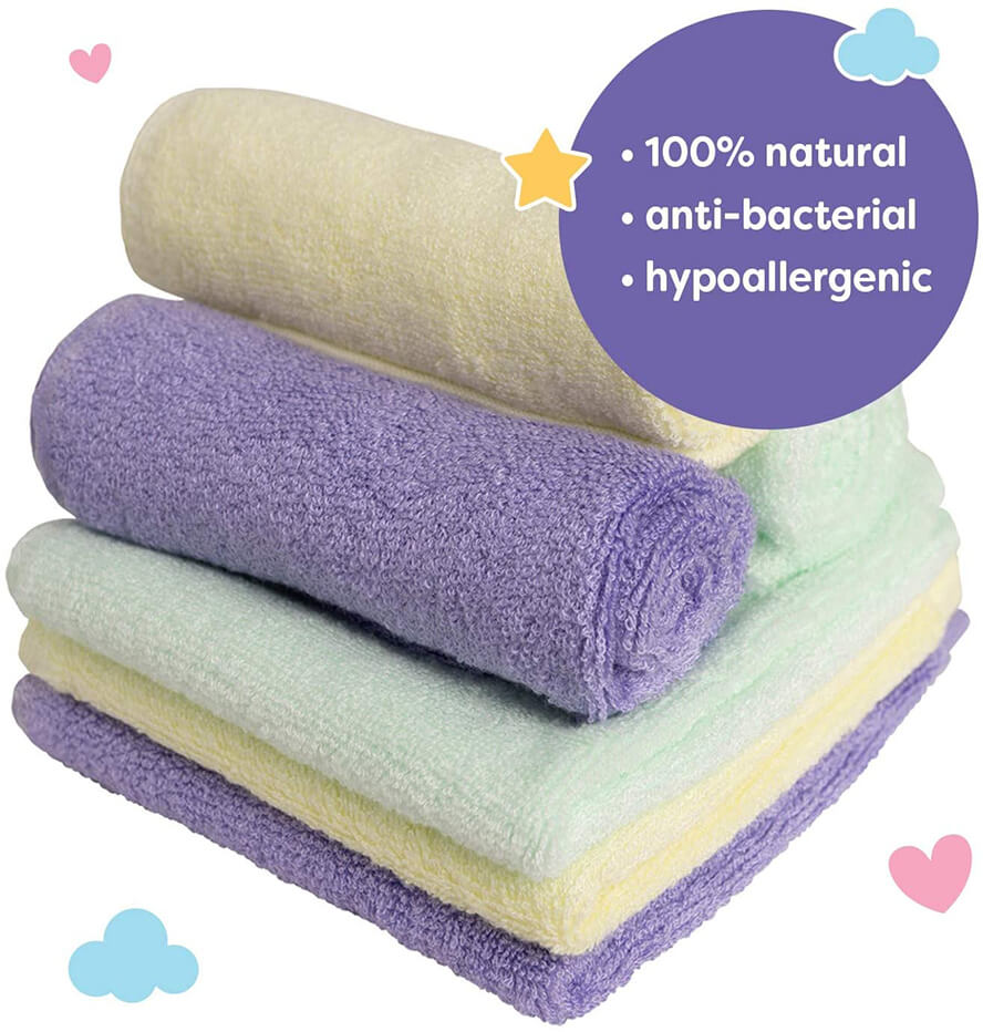 Baby washclothes deals bamboo