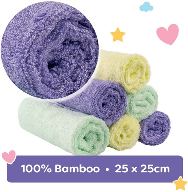 Purple sales baby washcloths