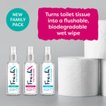 FreshX Toilet Paper Spray 3 pack